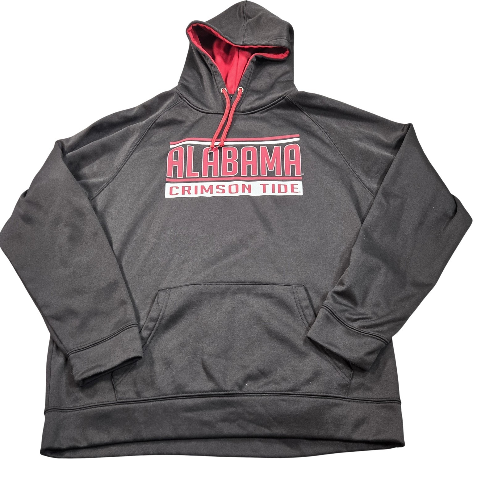 Alabama Crimson Tide Hoodie Sweatshirt Mens Xl Black Ncaa Football Colosseum
